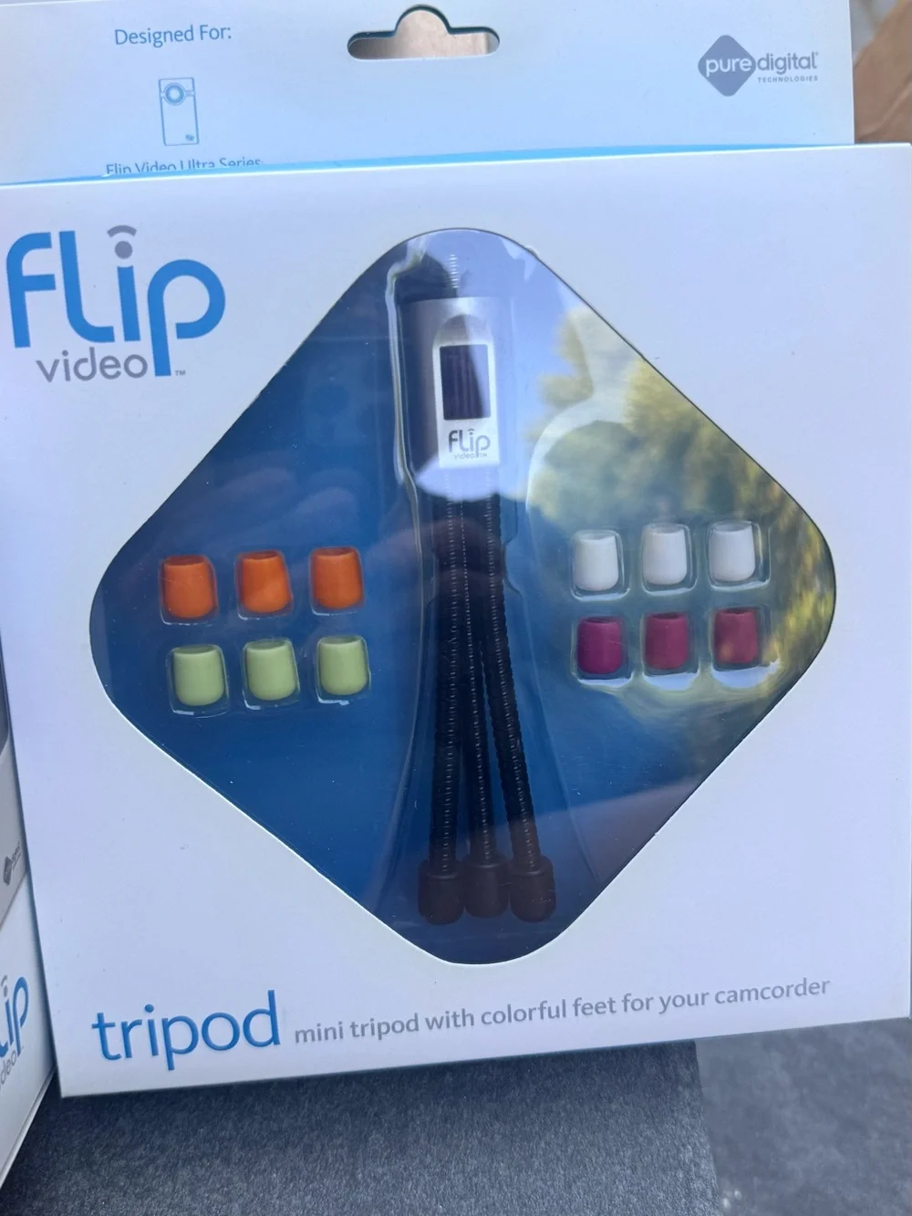 Flip Video Ultra Series Camera with Orange Accents